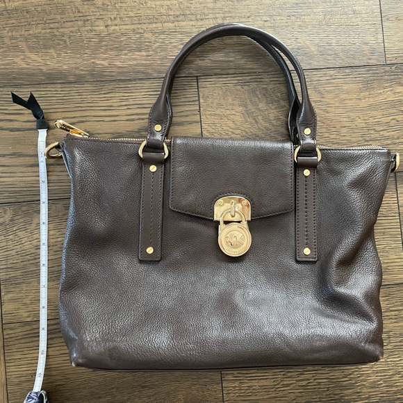 Brown Leather Michael Kors Handbag or Crossbody! - Picture 4 of 11